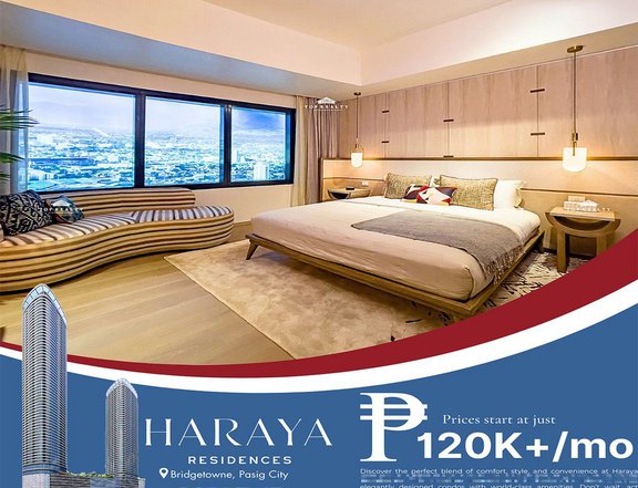 Exclusive Deals, Light Terms Pre-selling Condo for Sale in Pasig Haraya Residences