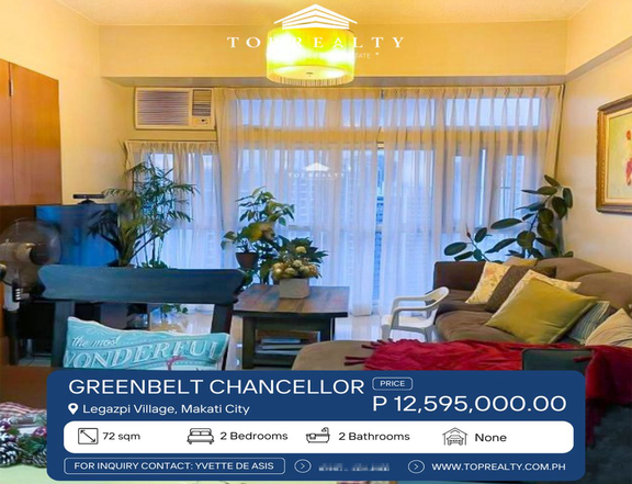 For Sale: 2 Bedroom Condominium in Greenbelt Chancellor, Makati City