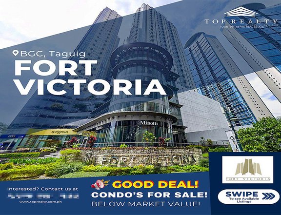 BGC Taguig Condo for Sale at Fort Victoria GOOD BUY! Move In Ready!