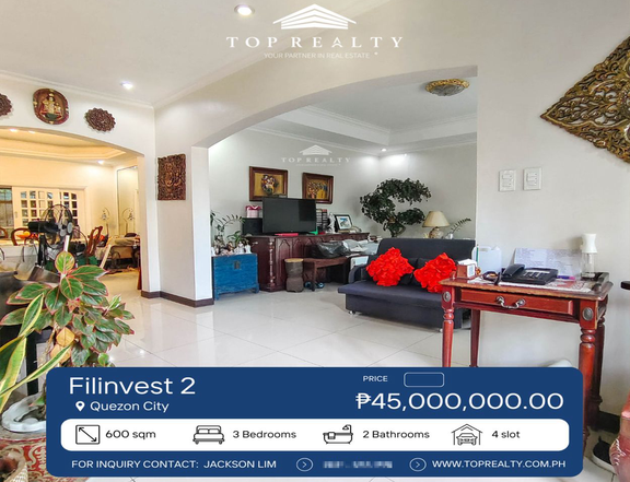 Filinvest Two 3Bedroom 3BR House and Lot in Quezon City
