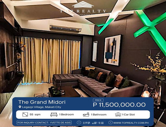 Grand Midori, 1BR Condo for Sale in Legazpi Village, Makati City