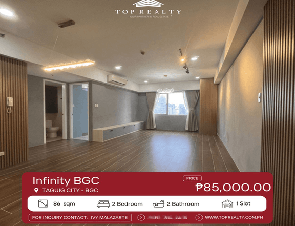 For Sale: 2 Bedroom 2BR Condo in BGC, Taguig at The Infinity