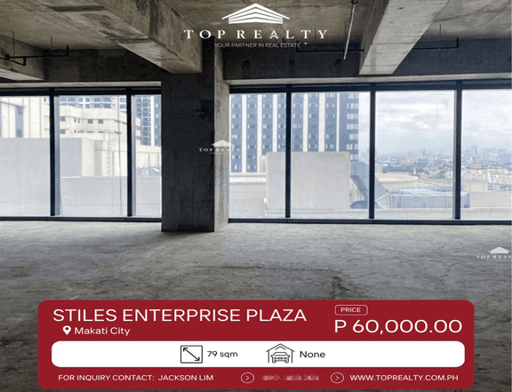 For Rent: Office Space in Stiles Enterprise Plaza, Makati City