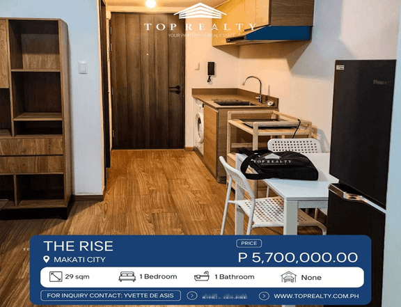 For Sale: 1BR Condominium in The Rise, Makati City, Near Ayala Avenue