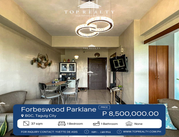 Fully-Furnished 1BR Condo for Sale in Forbeswood Parklane, BGC, Taguig