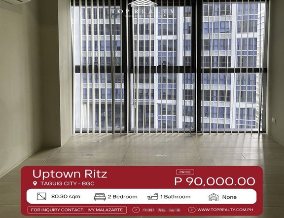 For Rent, 2BR Condo in BGC, Taguig at Uptown Ritz