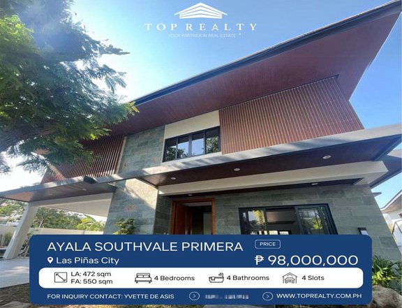 For Sale, 4 BR Brand New House and Lot in Ayala Southvale, Las Pinas