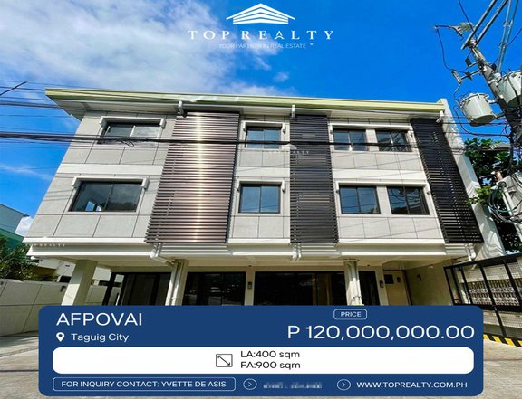 For Sale, Brand New 3 Storey Apartment Building in Afpovai, Taguig