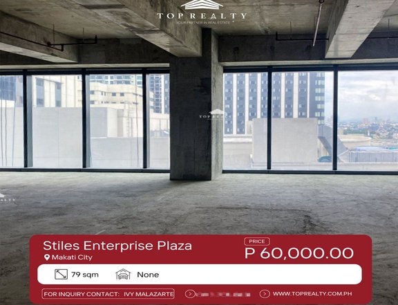 79sqm Office Space for Rent in Makati City near Makati Circuit
