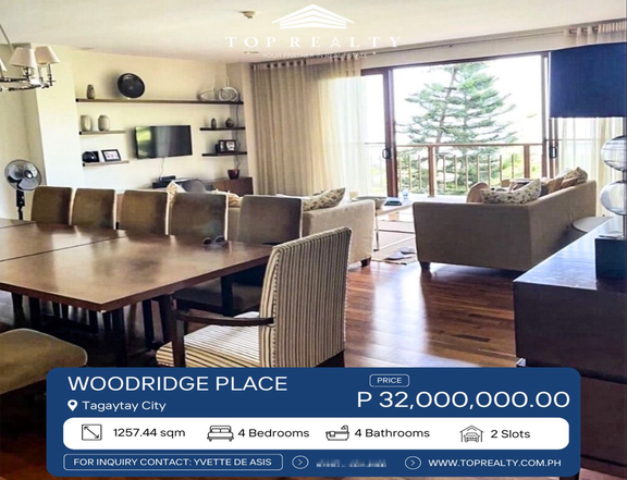 3BR Condominium for Sale in Woodridge Place, Tagaytay