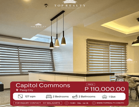 Condo for Rent in Pasig, 2BR Condo in The Imperium by Capitol Commons