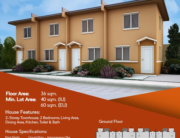 NRFO 2 BEDROOM TOWNHOUSE FOR SALE