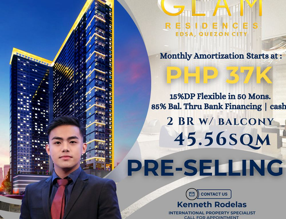 2 BEDROOM GLAM RESIDENCES GMA KAMUNING / QUEZON CITY