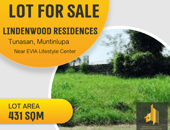 LTLIN2107 Corner & Flat Lot FOR SALE in Lindenwood Residences Tunasan