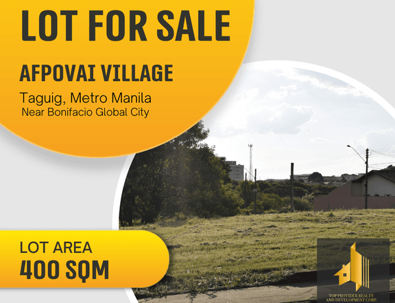 Available Lot FOR SALE quick access to SKYWAY NAIAX Entry Point