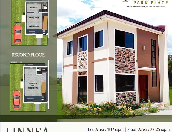 Affordable 3-BR Single Attached Corner Lot in Tanauan Batangas