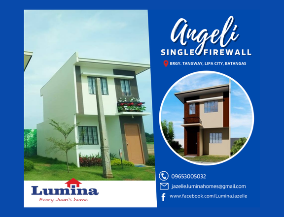 3-BR Angeli Single Firewall for Sale | Lumina Lipa, Batangas