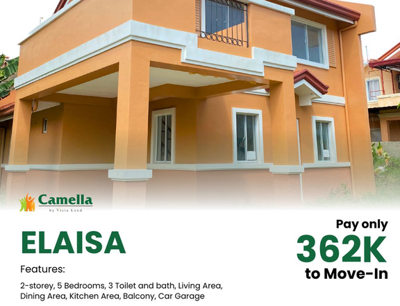 Elaisa w/Balcony House in Carcar City, Cebu 362K TO MOVE-IN