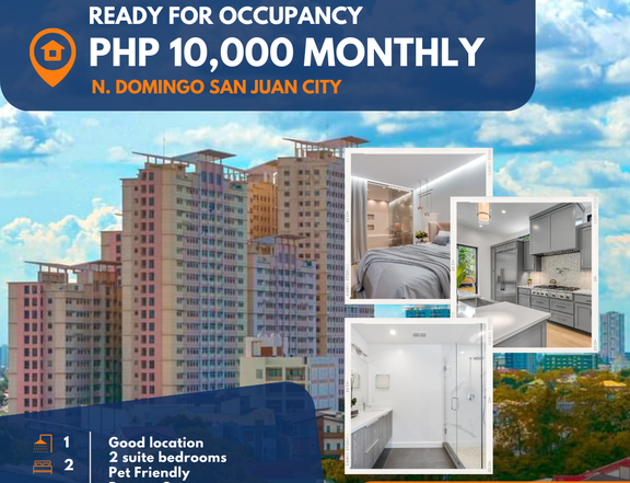 10,000 Monthly Ready For Occupancy 2 bedroom Rush San Juan