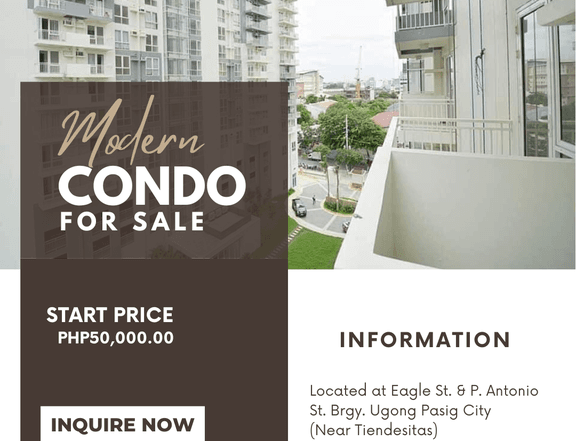 Kasara RFO 1BR Condo  Rent-to-Own, Pasig City Near BGC