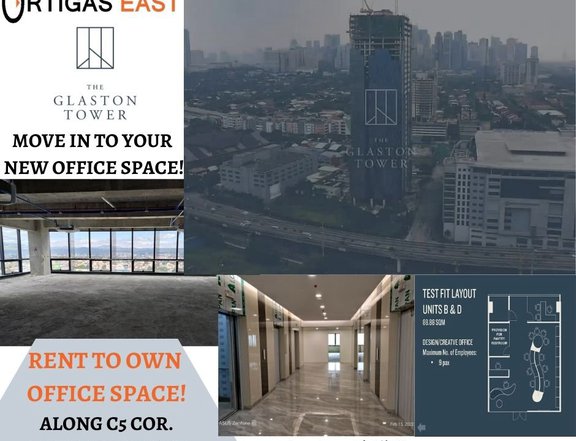 Rent to own Office Space along C5 corner Ortigas Avenue
