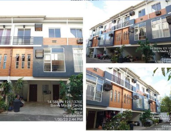 Foreclosed 3-BR Townhouse  in Cainta O960-2996-447for more info.