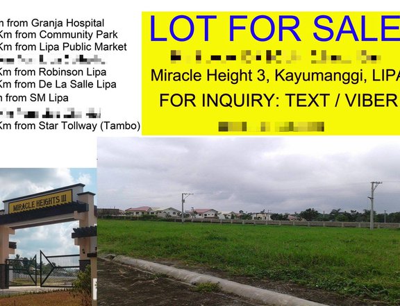 Residential Lot in Lipa City