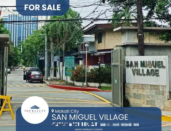 Residential Lot for Sale in San Miguel Village, Makati City