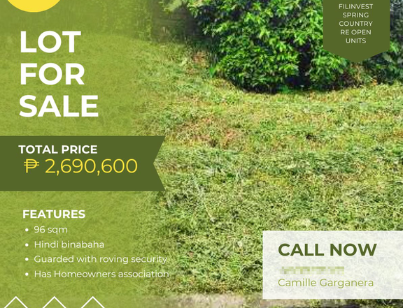 96 sqm Residential Lot For Sale in Quezon City / QC Metro Manila