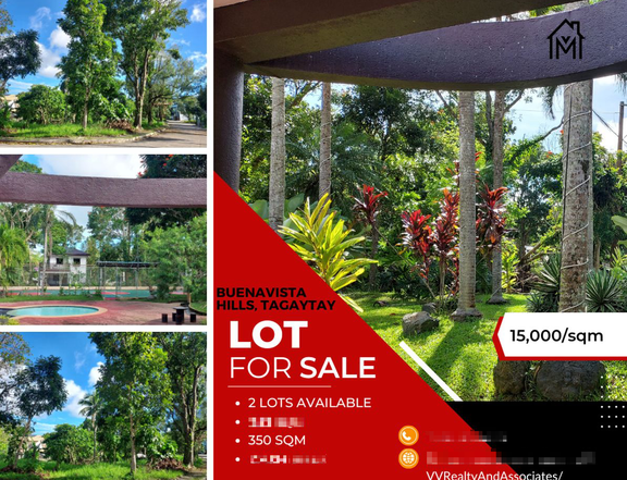 253 sqm Residential Lot For Sale in Tagaytay Cavite