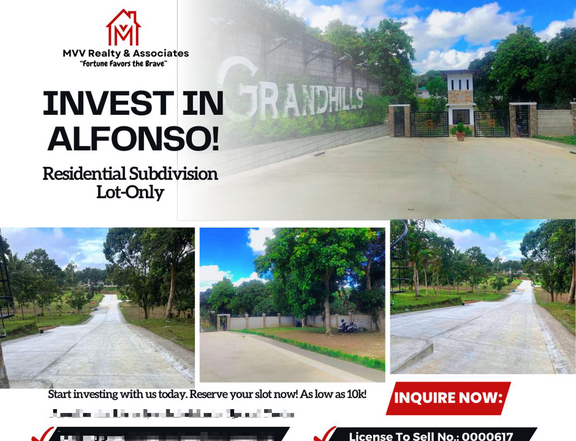 Subdivision Lot Only near in Tagaytay City