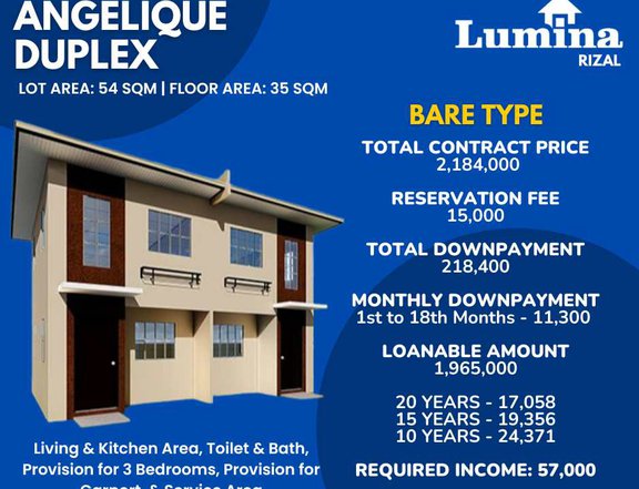 3-bedroom Single Attached House For Sale in Baras Rizal