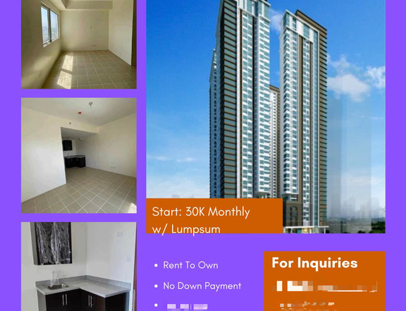 2 BR Condo For Sale in Mandaluyong Metro Manila Rent To Own No Down Payment