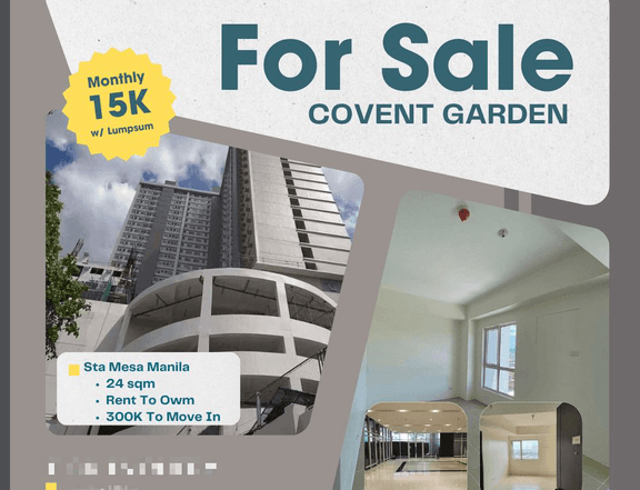 2 Bedroom Rent To Own Condo near Lrt 2 NO Down Payment