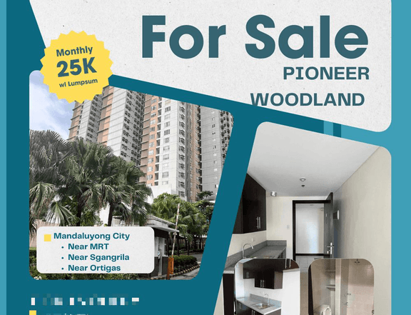 Ready for Occupancy 5% Lipat Agad Pioneer Woodland Condo for Sale