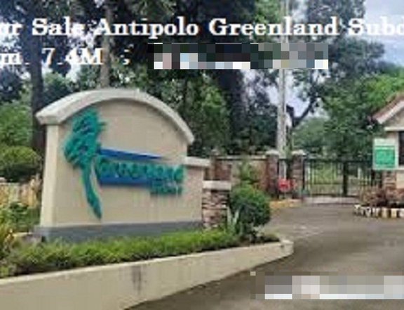 I'm selling residential lot in Antipolo Greenland Subdivision,Antipolo City 09759663299