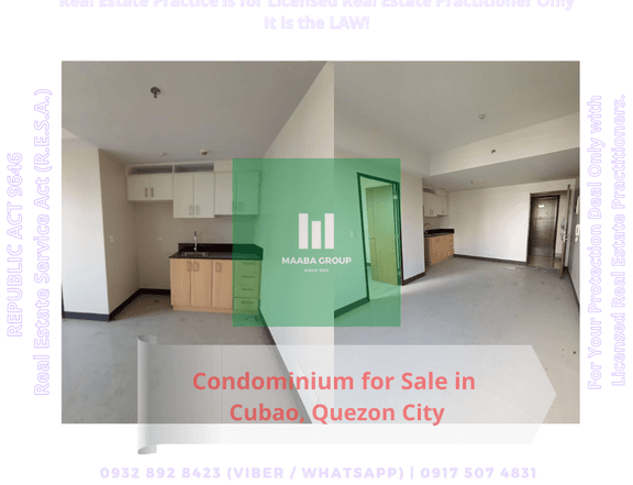 40.10 sqm 1-bedroom Condo For Sale in Cubao Quezon City / QC