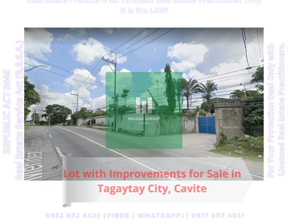 Lot with improvements for Sale in Tagaytay City, Cavite