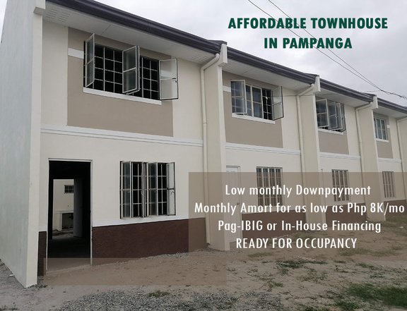 Affordable 2-Bedroom Townhouse with Low Monthly DP & Amortization