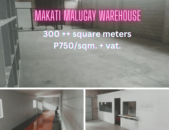 Makati Malugay Warehouse For Lease