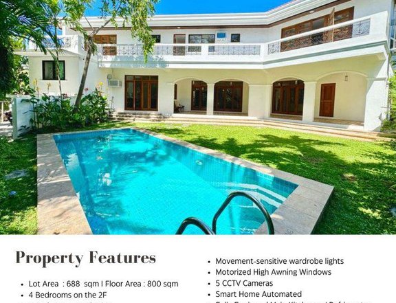 Ayala Alabang House and Lot For Sale with Swimming Pool