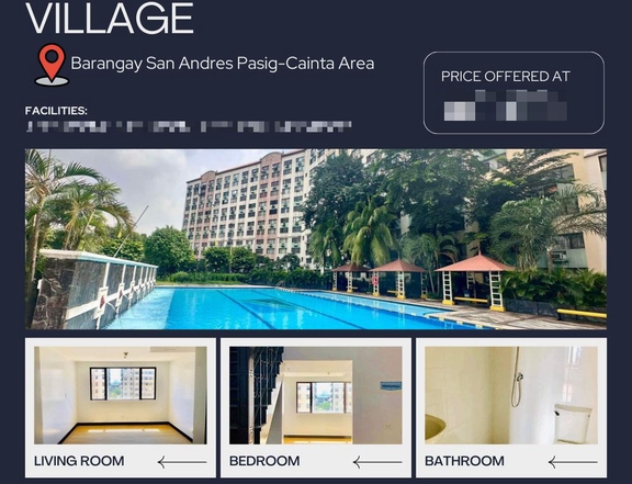 40SQM 1 READY FOR OCCUPANCY|PAG-IBIG ACCREDITED|LIFETIME OWNERSHIP|NEAR EASTWOOD|ORTIGAS|MAKATI|BGC