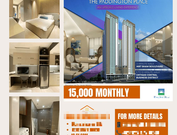 PRE-SELLING UNITS| NO DOWNPAYMENT | NEAR ORTIGAS|SM MEGAMALL| NEAR MRT SHAW