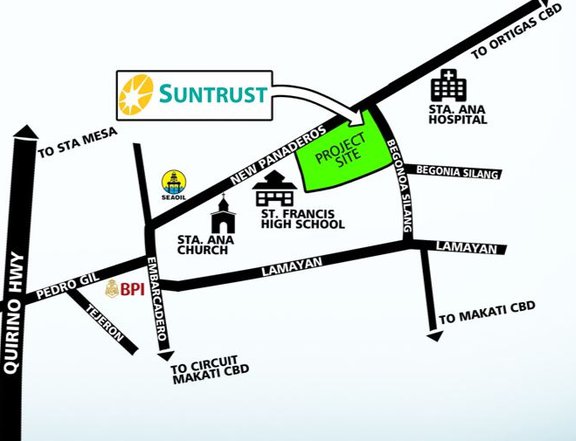 SPACIOUS 3BR CONDOMINIUM IN SUNTRUST ASCENTIA STA ANA MANILA NEAR COMMERCIAL DESTINATION