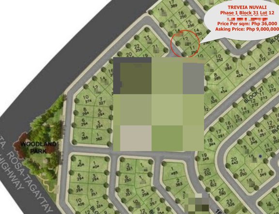 Residential Lot for Sale Treveia Nuvali