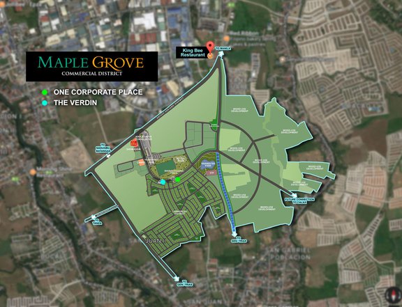 1599 sqm commercial lot for lease at Maple Grove by Megaworld at General Trias Cavite