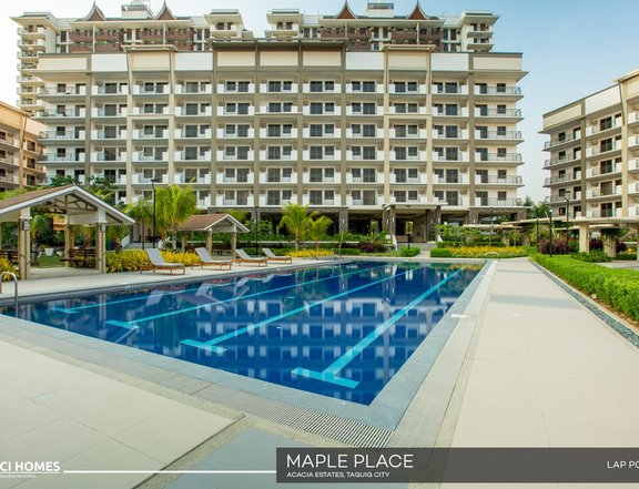 Maple Place 2BR RFO Ground Floor condo FOR SALE in Acacia Estates Taguig City