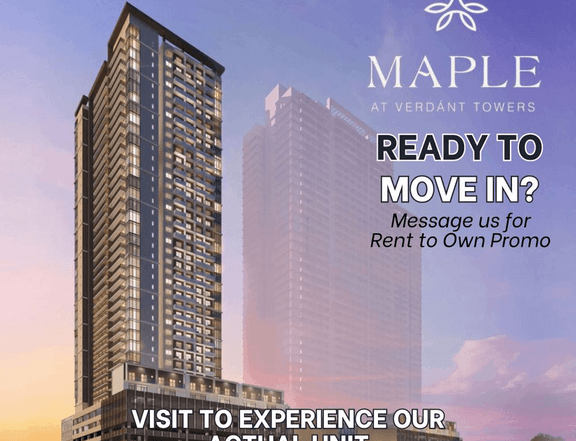 Maple at Verdant Towers | Rent to Own Promo | for as low as 19k/month