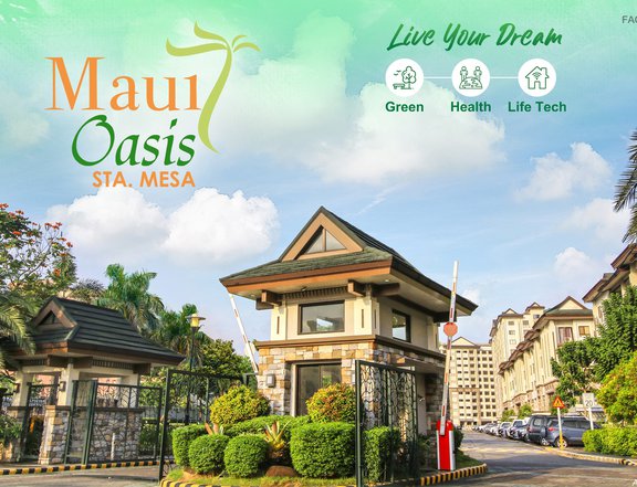 Maui Oasis: RFO 39.18 sqm 2-bedroom Condo For Sale in Manila