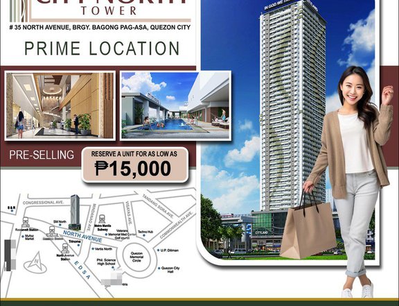 PRE-SELLING CONDOMINIUM IN QUEZON CITY NEAR TRINOMA